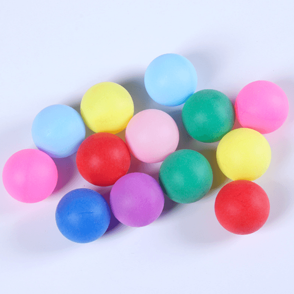 컬러 무지 탁구공 10PCS 40mm 공예용 만들기 행사용 뽑기 로또 추첨 놀이 로고없는 - 상세 이미지 2