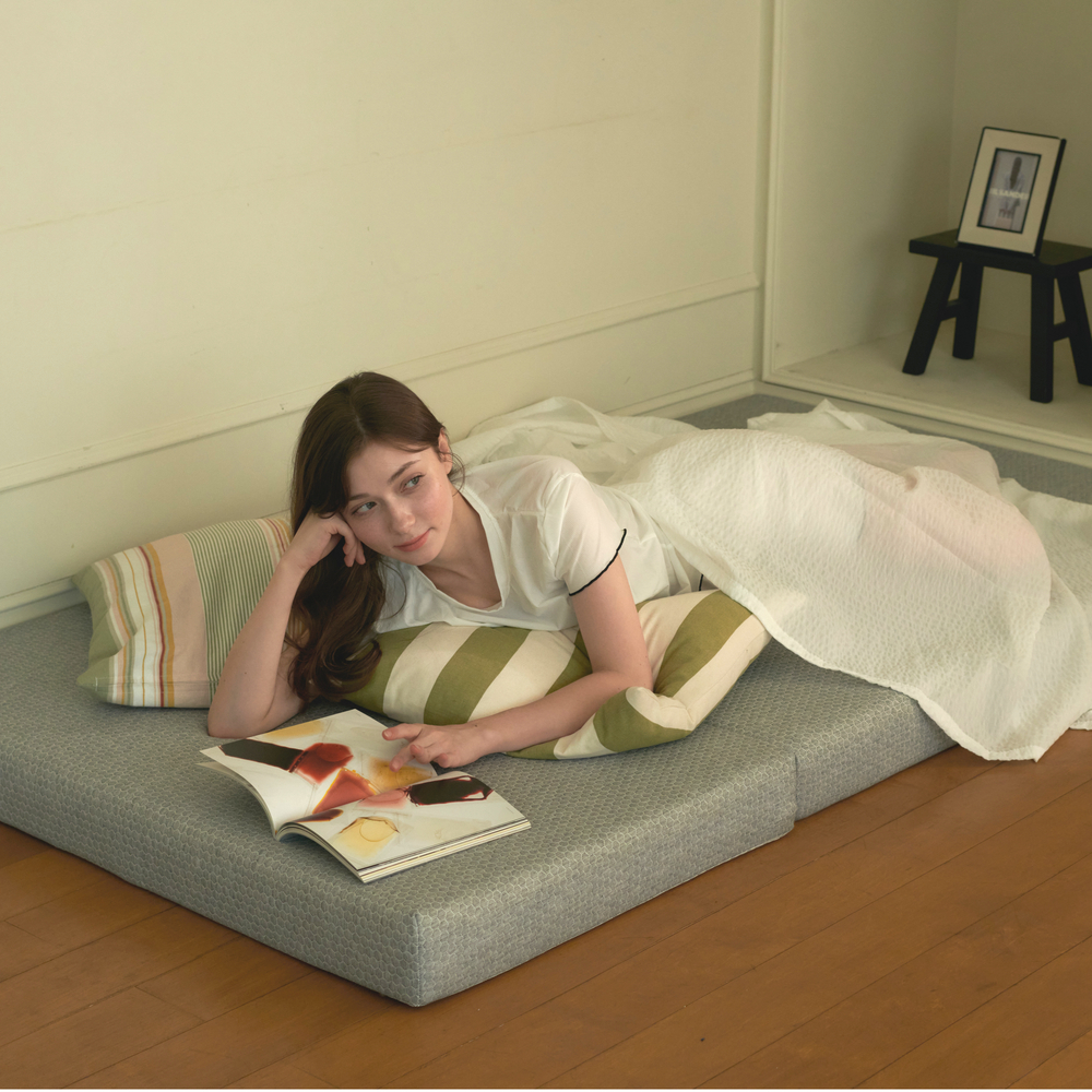 퓨어셀 접이식 매트리스 바닥 1인용 멀티싱글 3단 단단한 매트릭스 11cm MS