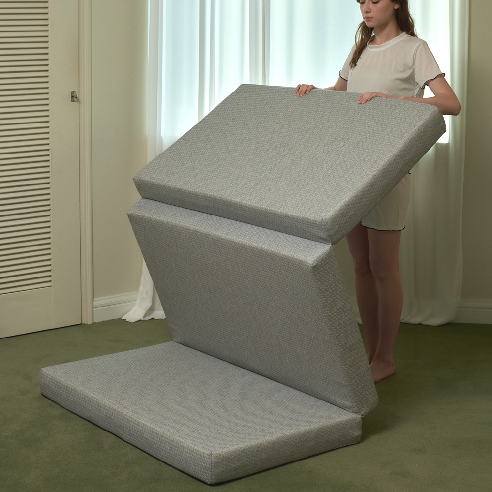 퓨어셀 접이식 매트리스 바닥 1인용 멀티싱글 3단 단단한 매트릭스 11cm MS