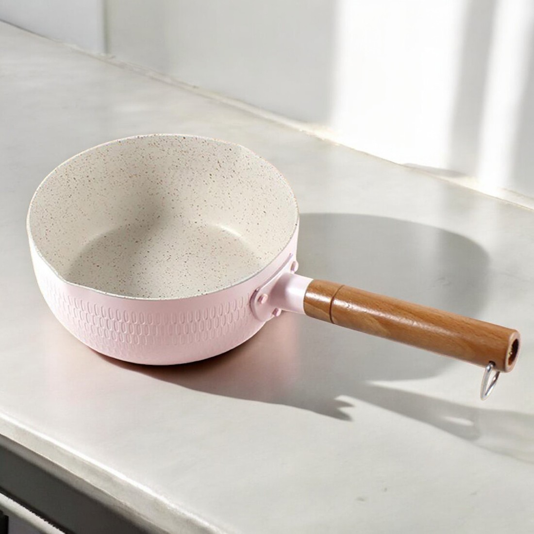 해머톤 멀티팟 1인용라면냄비 인덕션 밀크팟 편수 냄비 소스 밀크팬 18cm