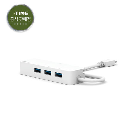 ipTIME U1003C 4포트 USB C타입 허브 기가비트 랜카드