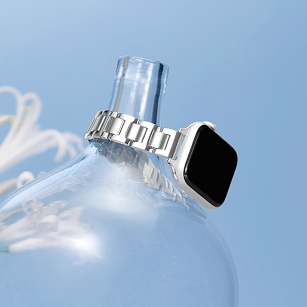 모이브 애플워치 11 10 9 8 6 SE 3 2 호환 메탈 슬림 스트랩