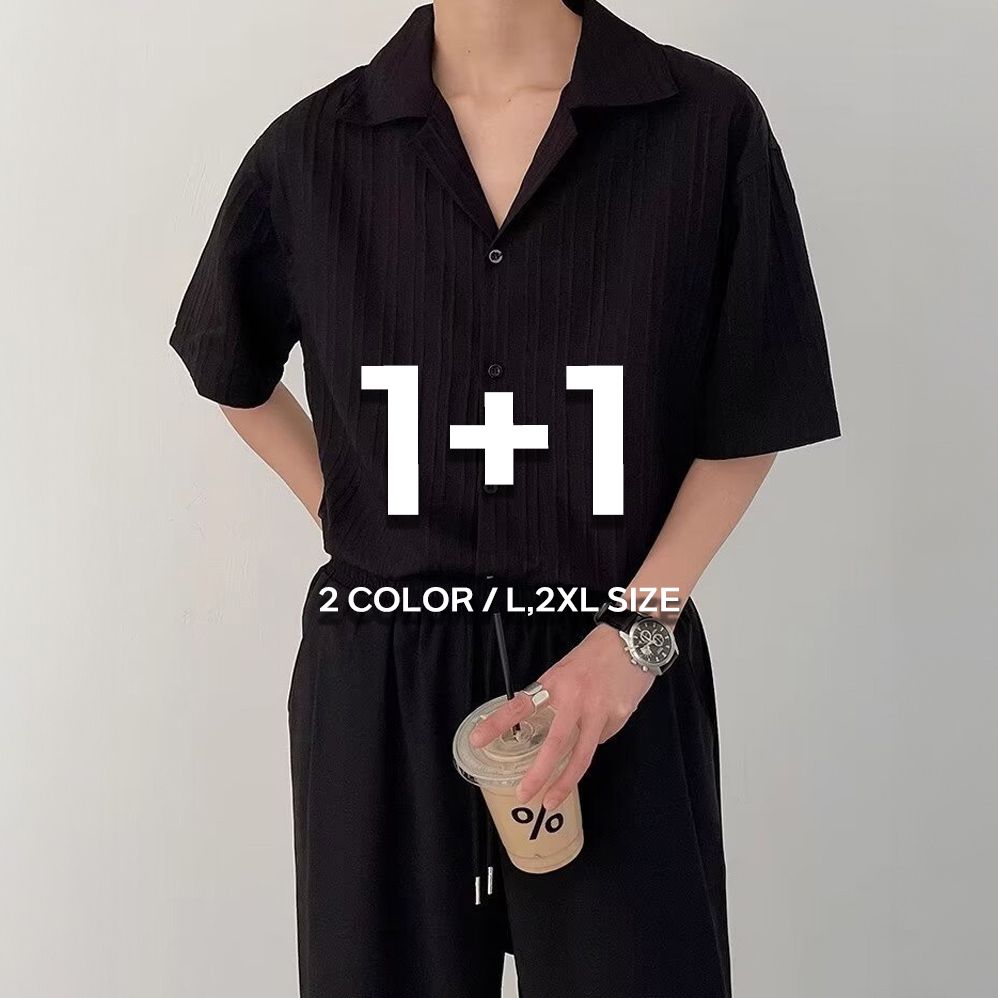 1+1 오픈카라티 피케티셔츠 - 상세 이미지 3