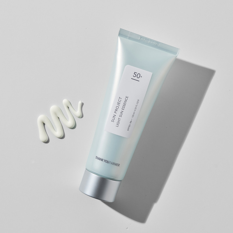 땡큐파머 선 프로젝트 라이트 선 에센스 120ml (대용량) SPF50+/ PA+++ / 유기자차 지복합성추천 - 상세 이미지 3