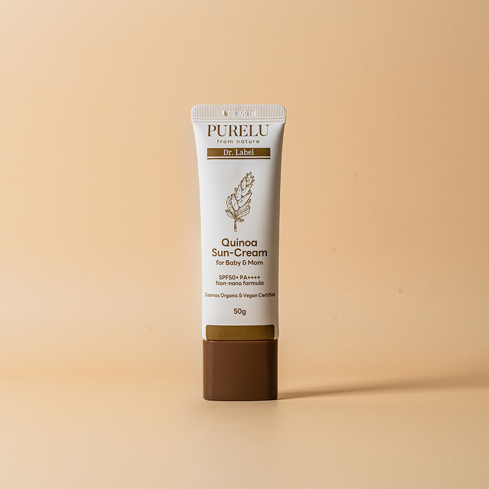 퓨어루 퀴노아 아기 선크림 무기자차 유기농 유아 키즈 워터프루프 썬크림 50ml, 1개