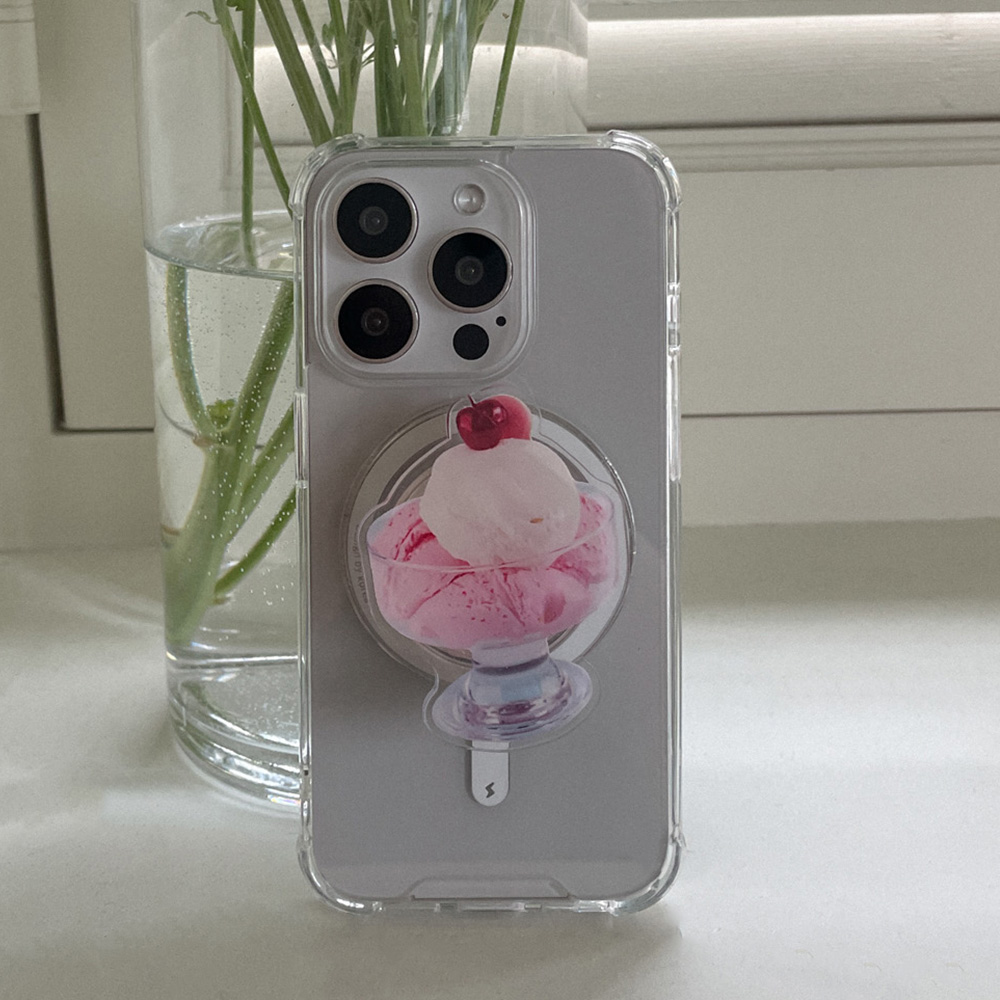 cherry ice cream 디자인 [맥세이프 아크릴스마트톡] - 상세 이미지 3