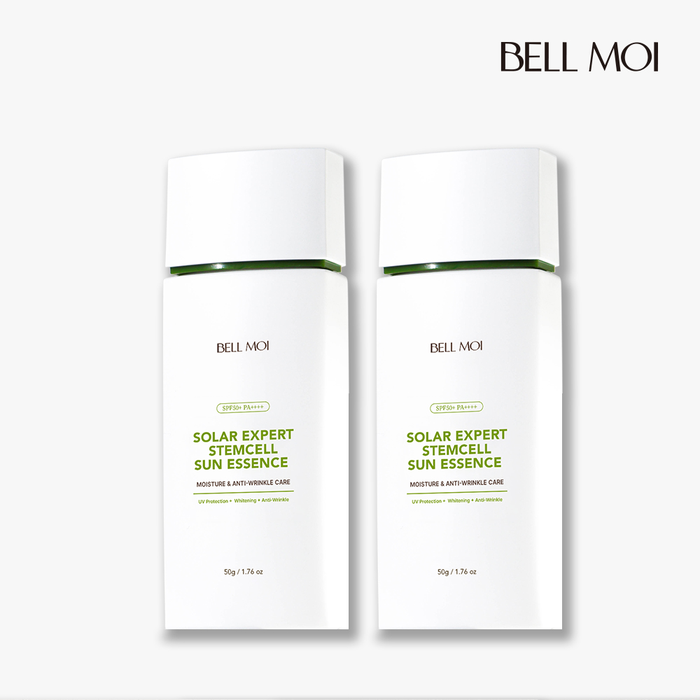 벨모이 솔라 엑스퍼트 스템셀 선에센스, 촉촉한 선크림 50ml, 2개 - 상품 이미지