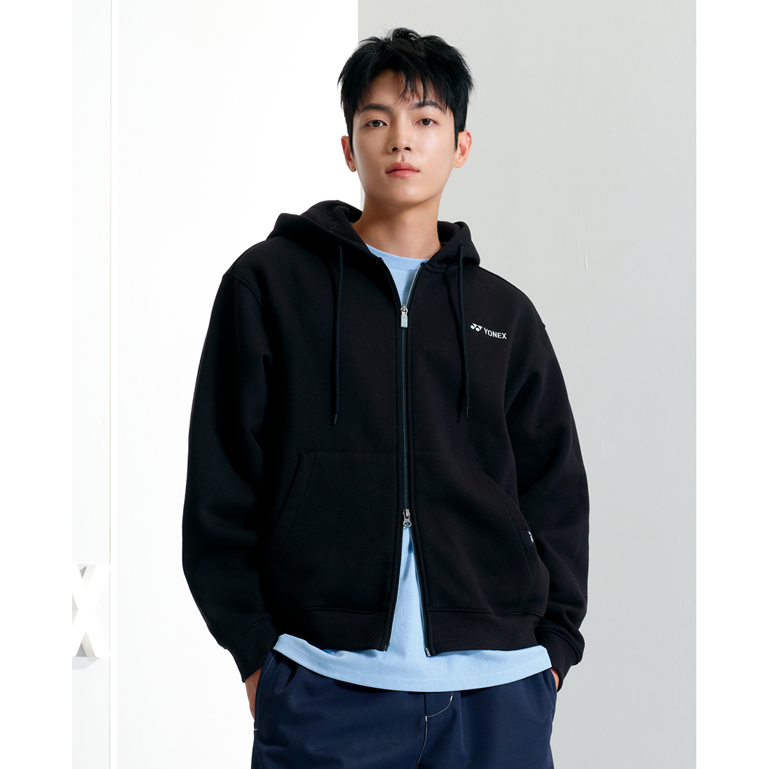 요넥스 243TH002U 배드민턴 후드 티셔츠 남녀공용 24FW - 상세 이미지 2