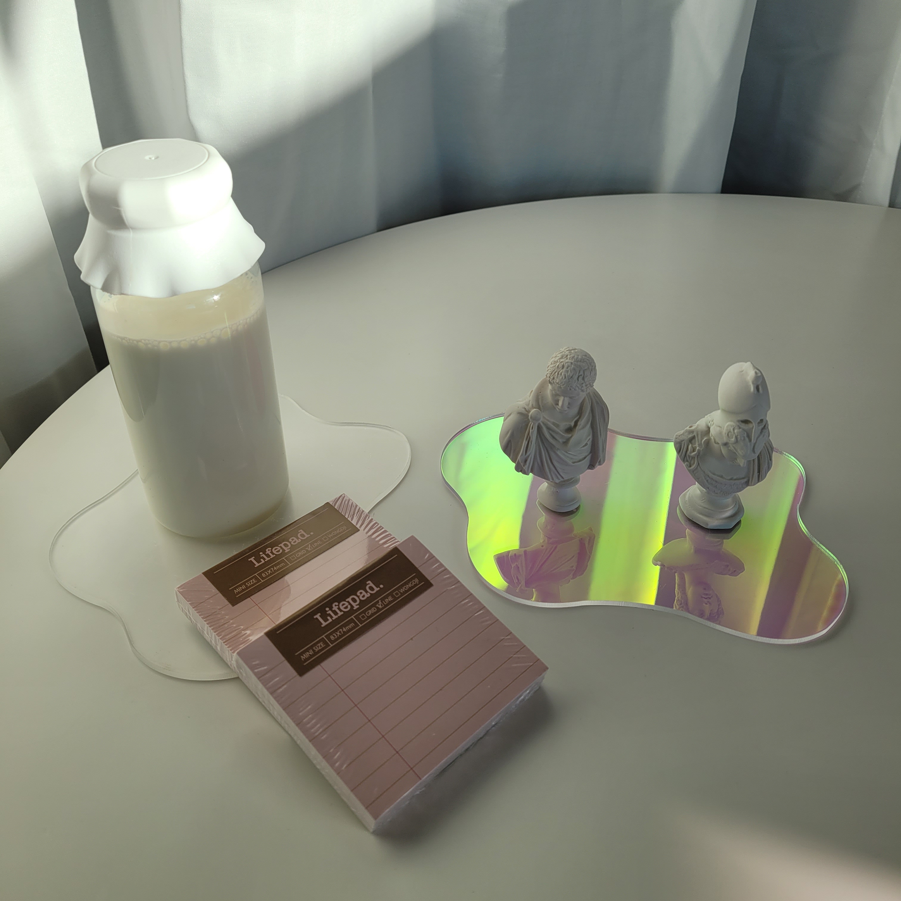 구름 촬영소품 투명 아크릴 홀로그램 악세사리 정리 수납 트레이 이미지 8