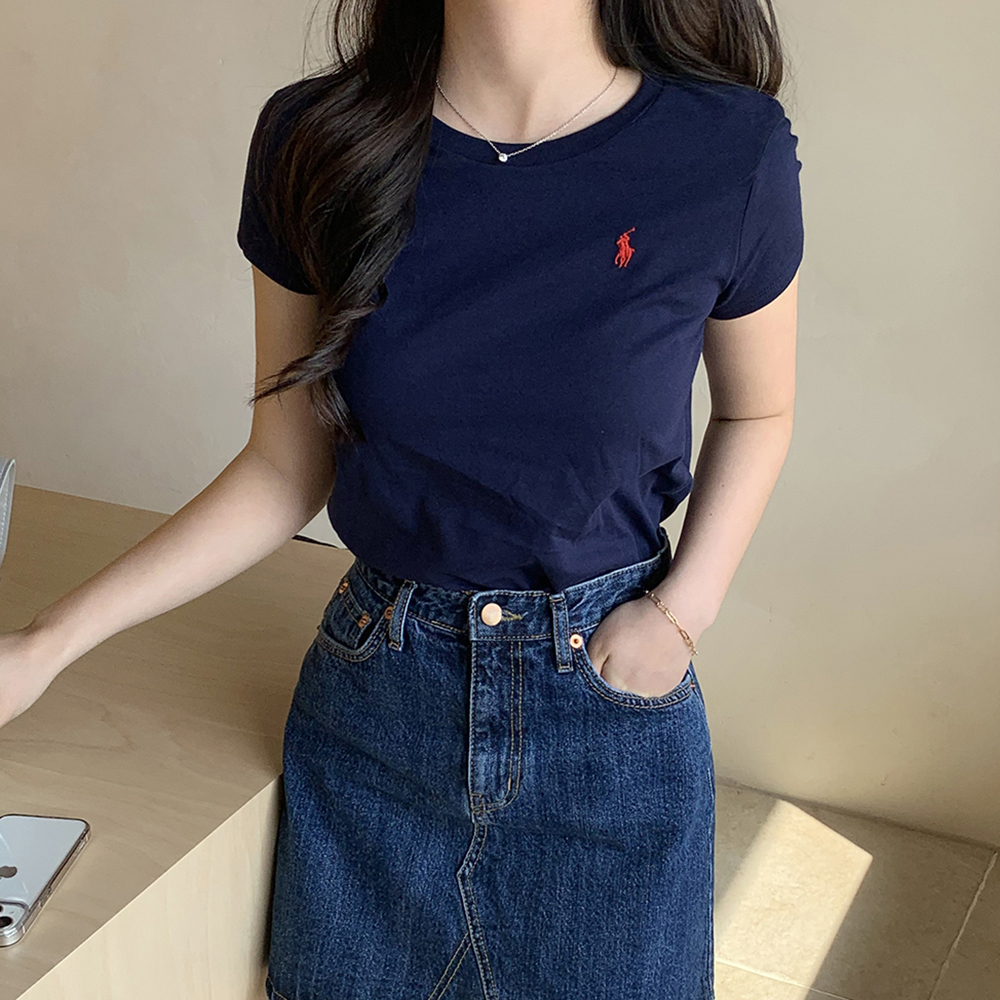폴로 랄프로렌 여성 걸즈 반팔 티셔츠 - 상세 이미지 4