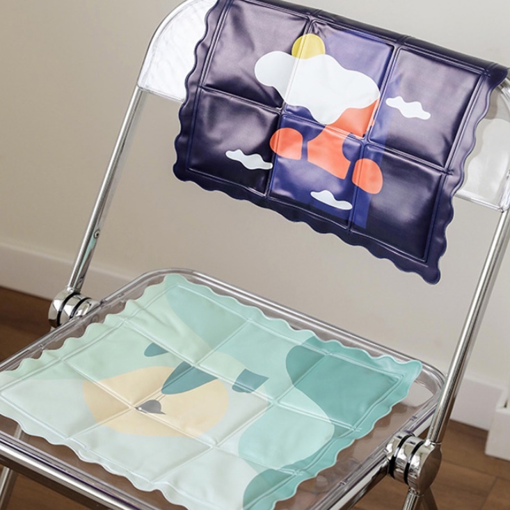 사각 쿨 방석 의자 쿨 매트 여름용 통풍 냉 아이스 젤 젤리방석 패드 사무실 시트