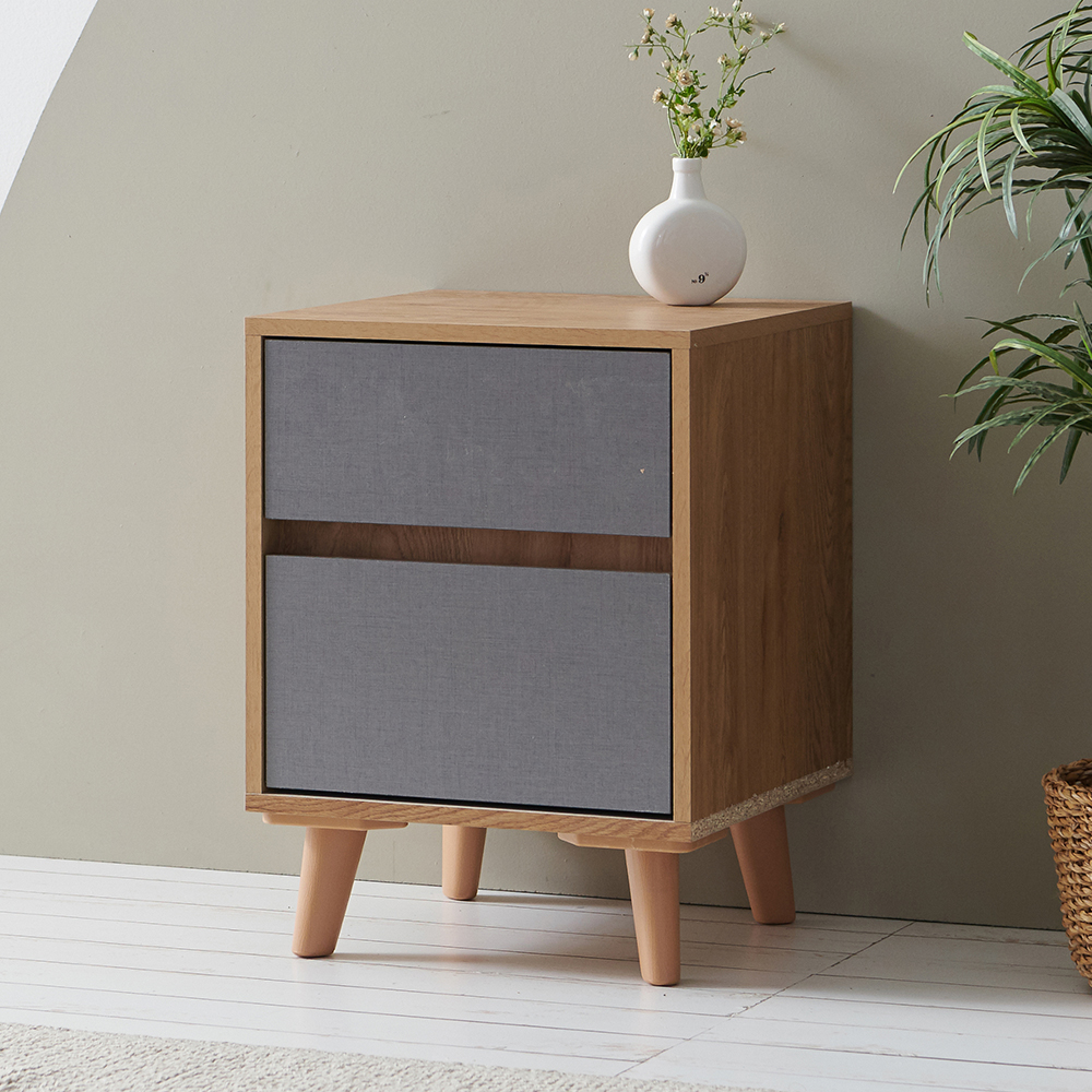 장인가구 헤렌 원룸 미니 TV 서랍 거실장 400 2서랍