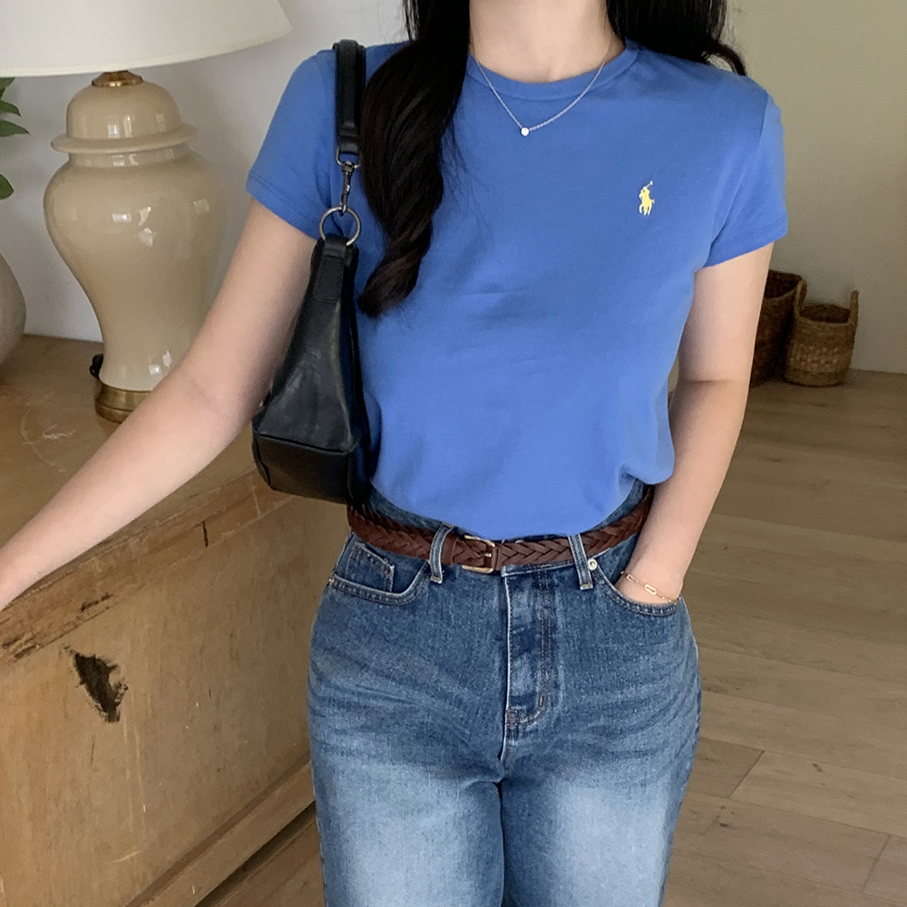 폴로 랄프로렌 여성 걸즈 반팔 티셔츠 이미지 6