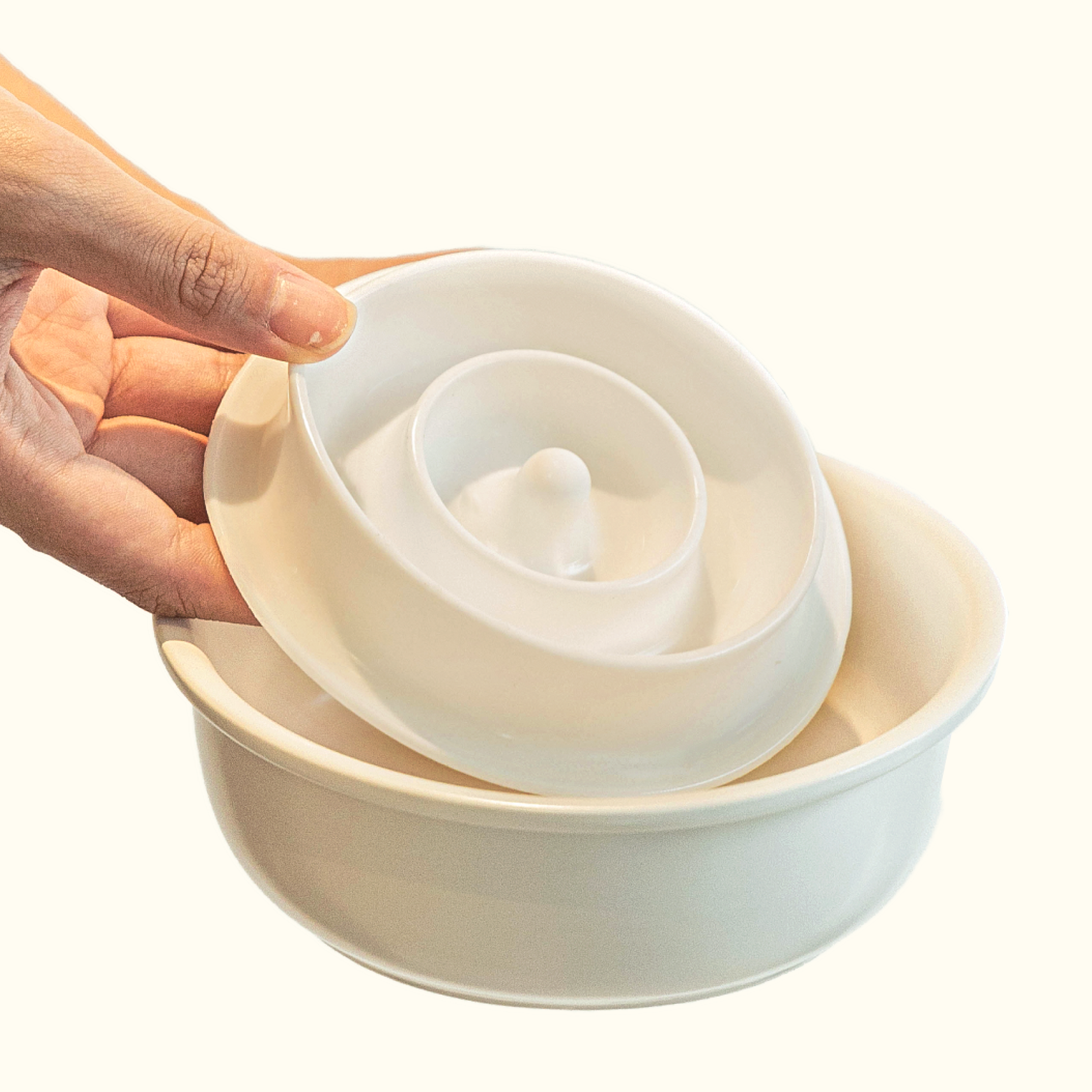 국내 제작 강아지 고양이 급체방지 슬로우 식기 흡착 실리콘 그릇 슬로우 패드 (별도 구매)