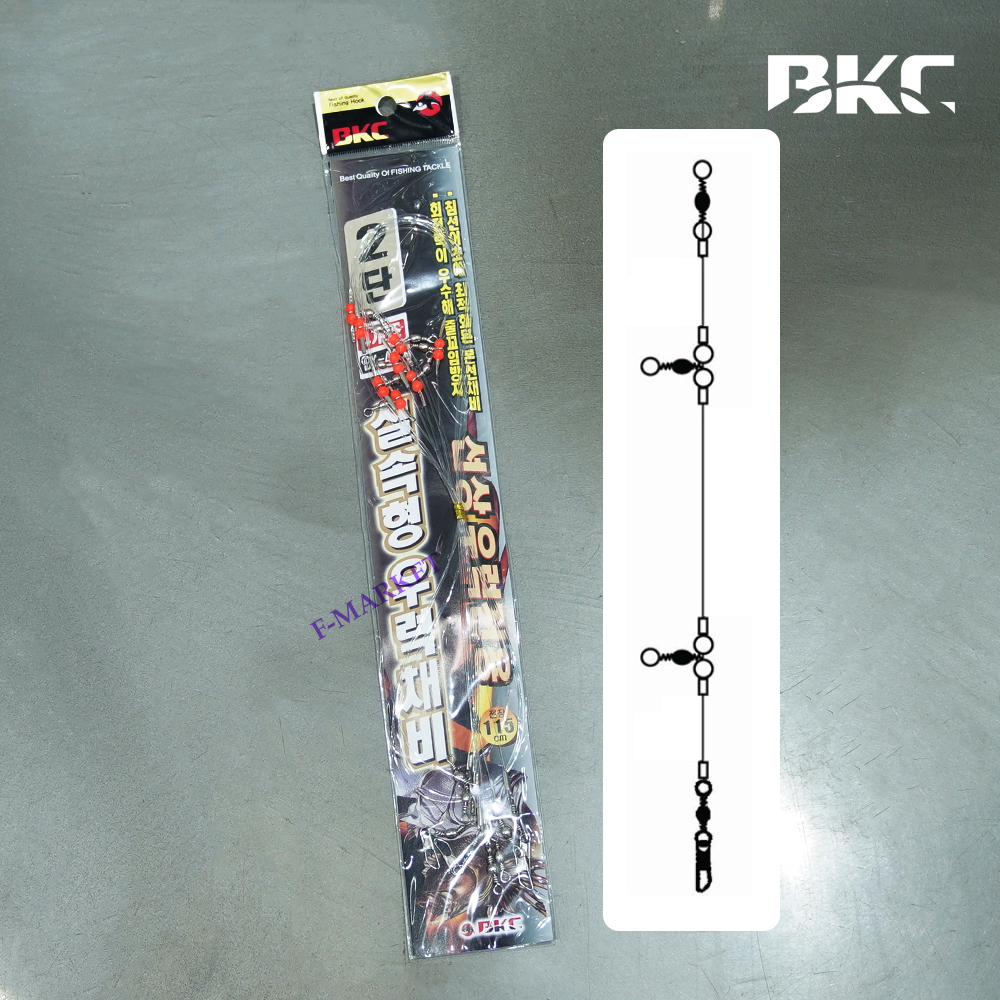 백경 실속형 우럭 2단채비 기둥줄 BK-413 - 메인 이미지