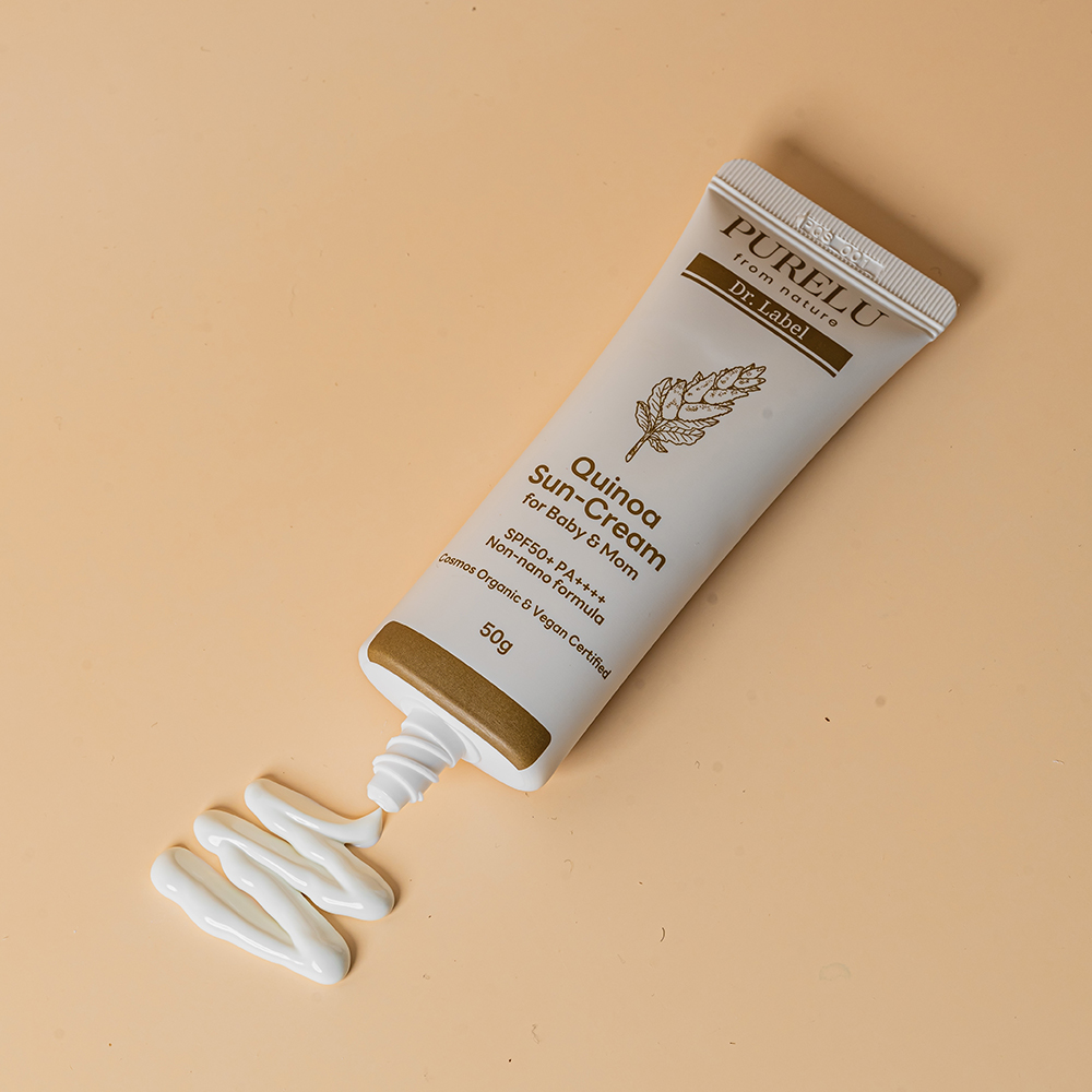 퓨어루 퀴노아 아기선크림 무기자차 유기농유아·키즈 워터프루프 SPF50 50ml, 1개 이미지 3