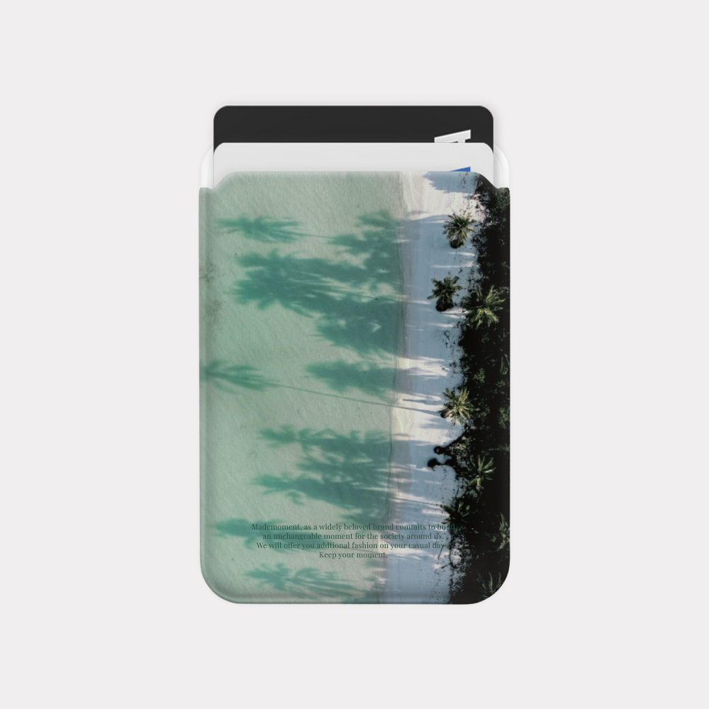 cool holiday collage 맥세이프 카드 슬롯 지갑 포켓 케이스 forest - 상세 이미지 3