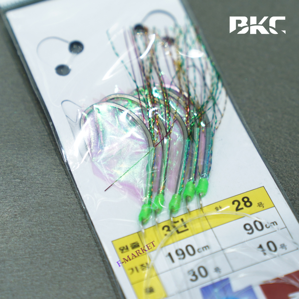 백경 빙빙 대물카드 3단 우럭채비 24호 BK-412 - 상세 이미지 2