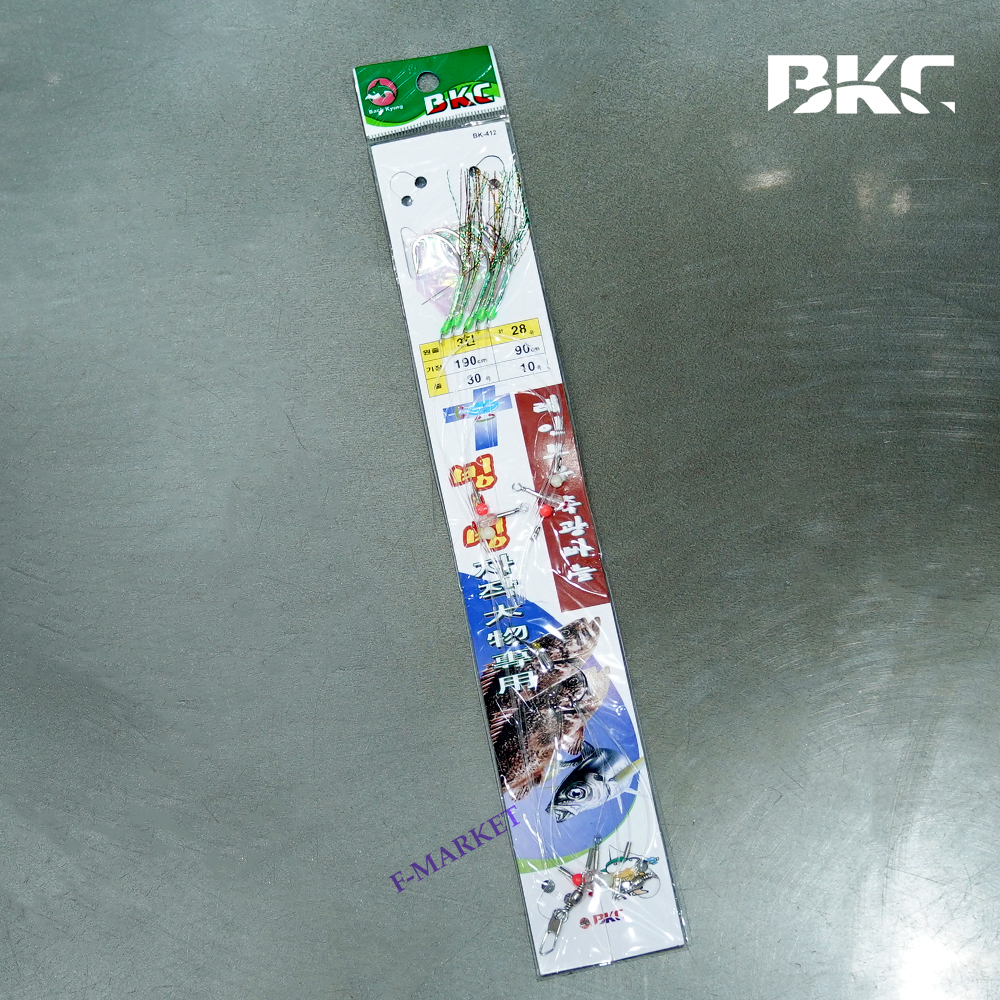 백경 빙빙 대물카드 3단 우럭채비 24호 BK-412 - 상품 이미지