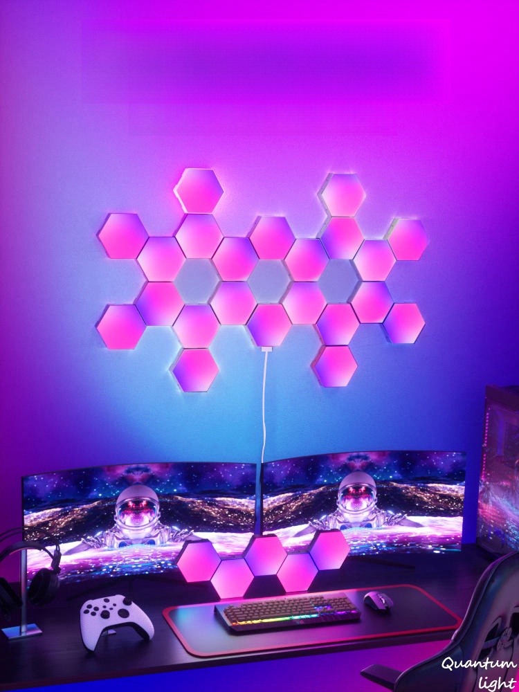 RGB 육각 LED 램프 인테리어 조명 - 상세 이미지 4