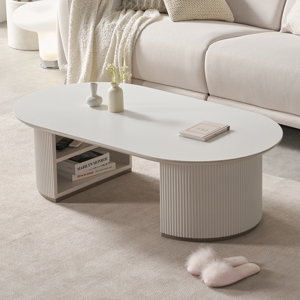 거실테이블 쇼파테이블 세라믹 템바보드 수납형 거실탁자 블랙