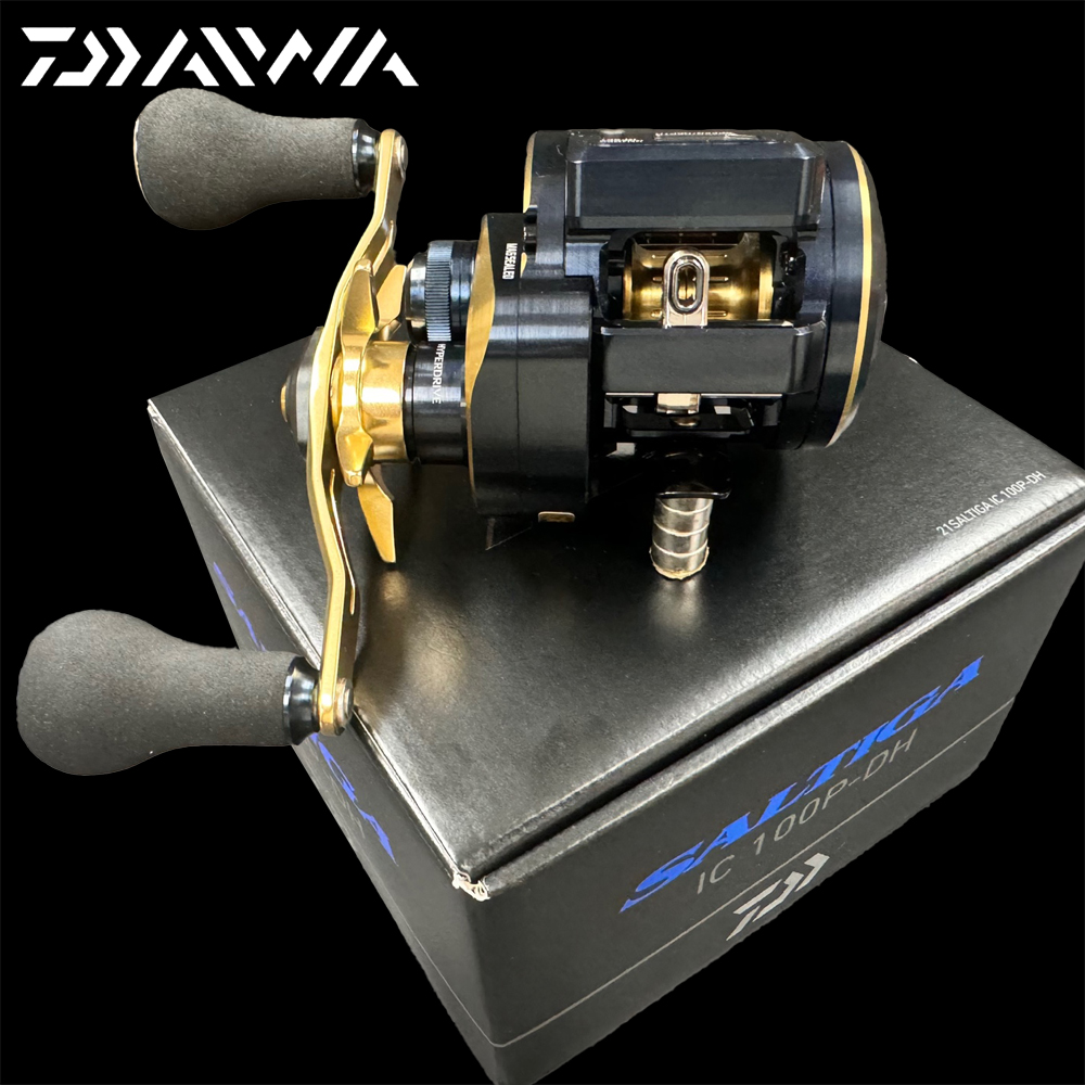 다이와 21 솔티가 IC 100P-DH 수심측정릴 수심체크릴 4점대 드랙음 쭈꾸미릴 문어릴
