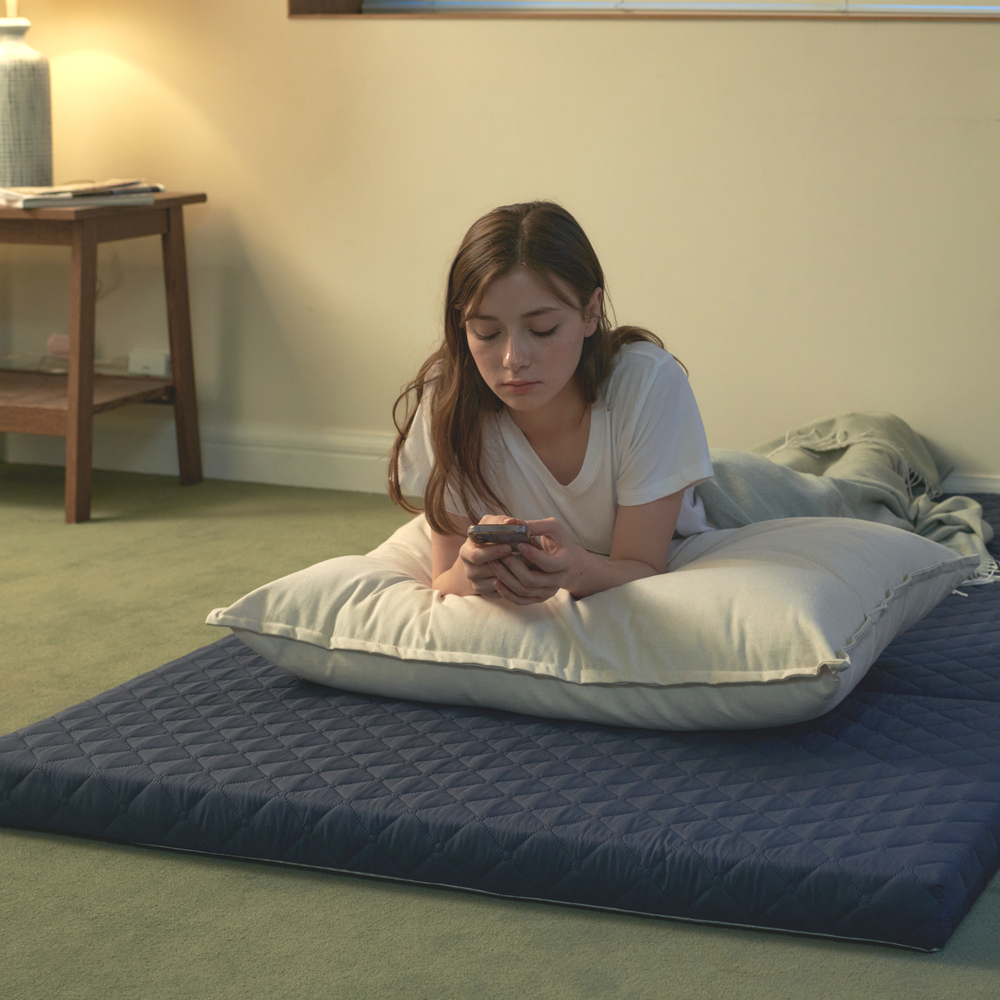 퓨어셀 접이식 매트리스 바닥 1인용 멀티싱글 3단접이식 단단한 매트릭스 7cm