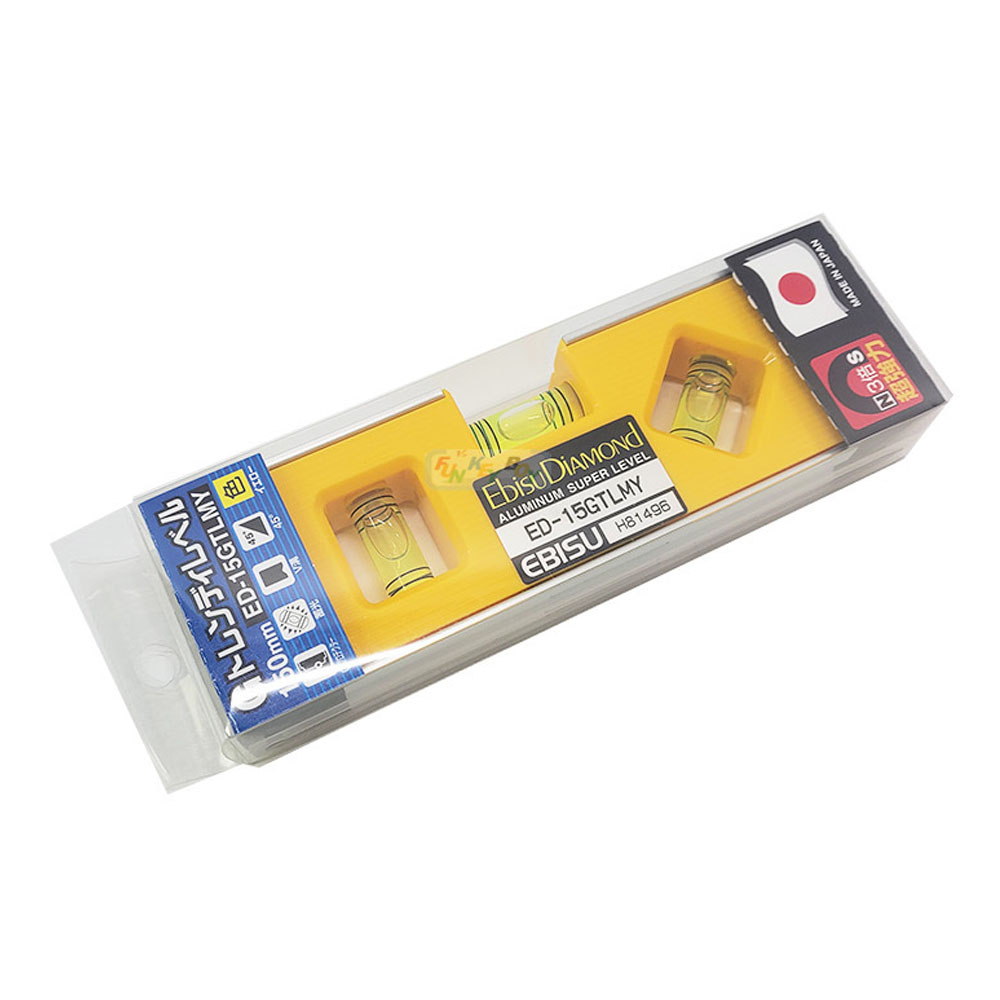 에비수 핸디자석 수평계 ED-15GTLMY [I] - 상품 이미지