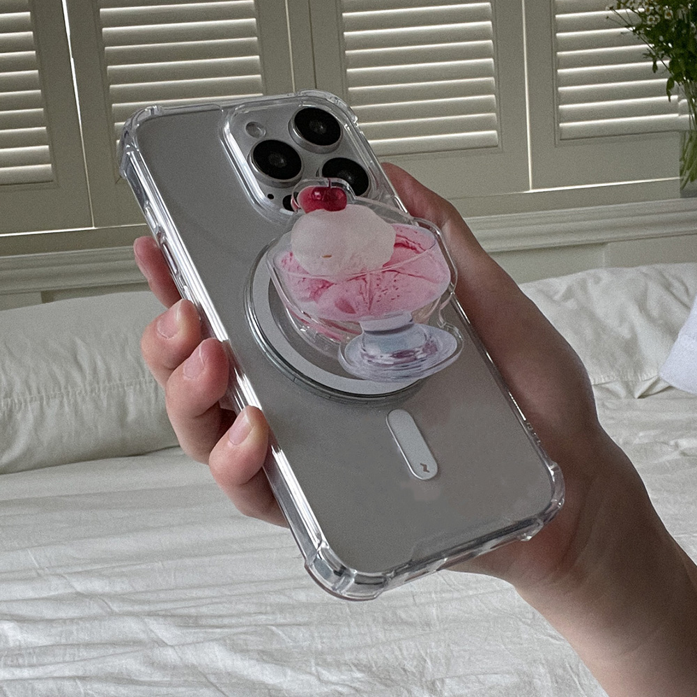 cherry ice cream 디자인 [맥세이프 아크릴스마트톡] - 상품 이미지