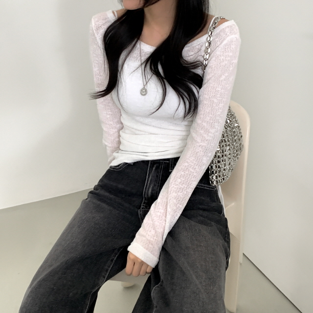 [초와이드/3단기장/투웨이/💗제작특가] 럭코이 캣브러쉬 워싱 밑단 스냅 버튼 청바지 하이웨스트 와이드 데님 팬츠 상세 이미지 56