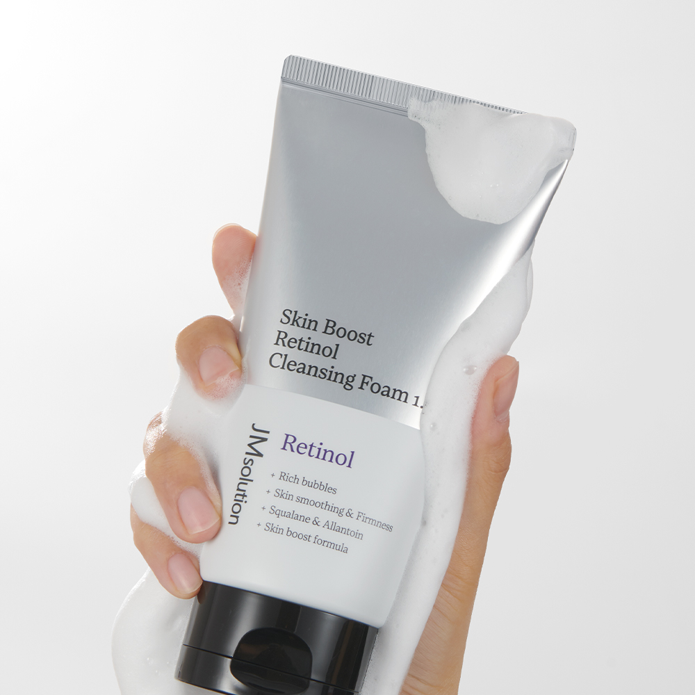 JM솔루션 스킨 부스트 레티놀 클렌징 폼 150ml - 상세 이미지 2