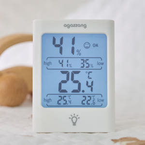 아가짱 백라이트 아기 신생아 디지털 온습도계 미니 실사용 후기 | 효과 있을까? - 상품 이미지 1