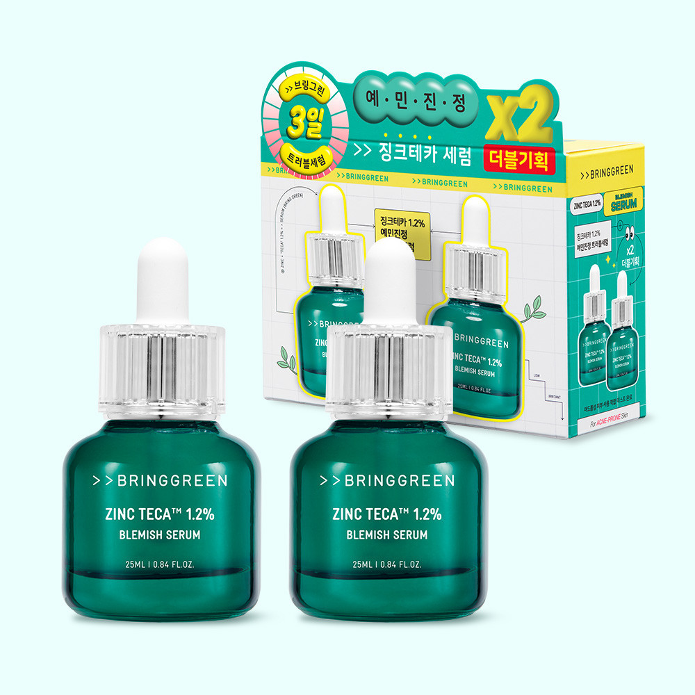 브링그린 징크테카 트러블 세럼 25ml+25ml+25ml 트리플 기획 - 상세 이미지 4