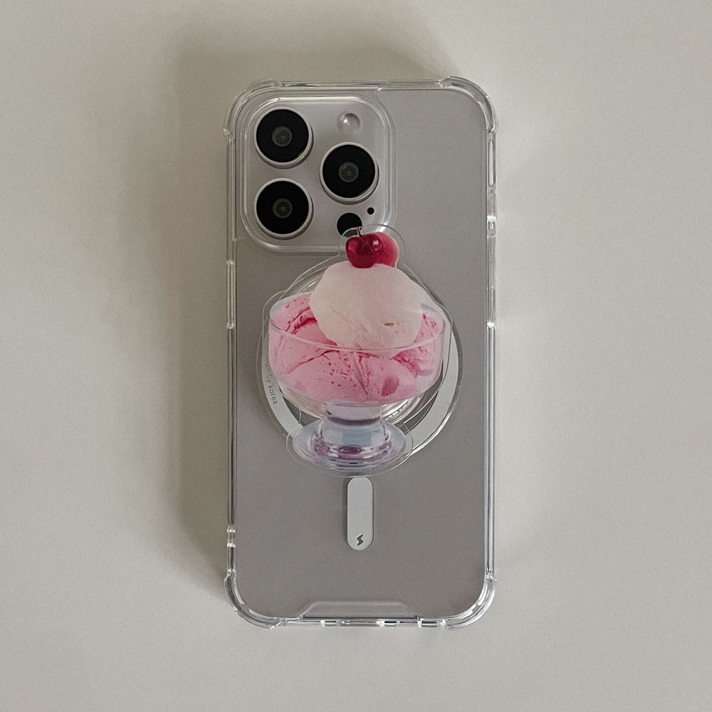 cherry ice cream 디자인 [맥세이프 아크릴스마트톡] - 상세 이미지 4