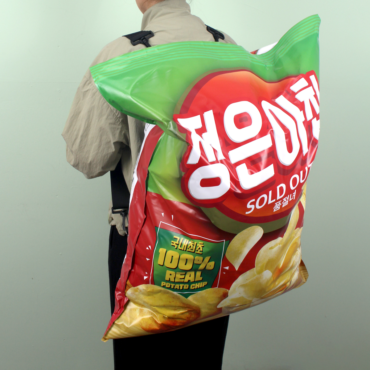 초대형 과자 봉투 남편 생일 이벤트 현관문 부모님 용돈이벤트 용돈박스 새우깡 중형
