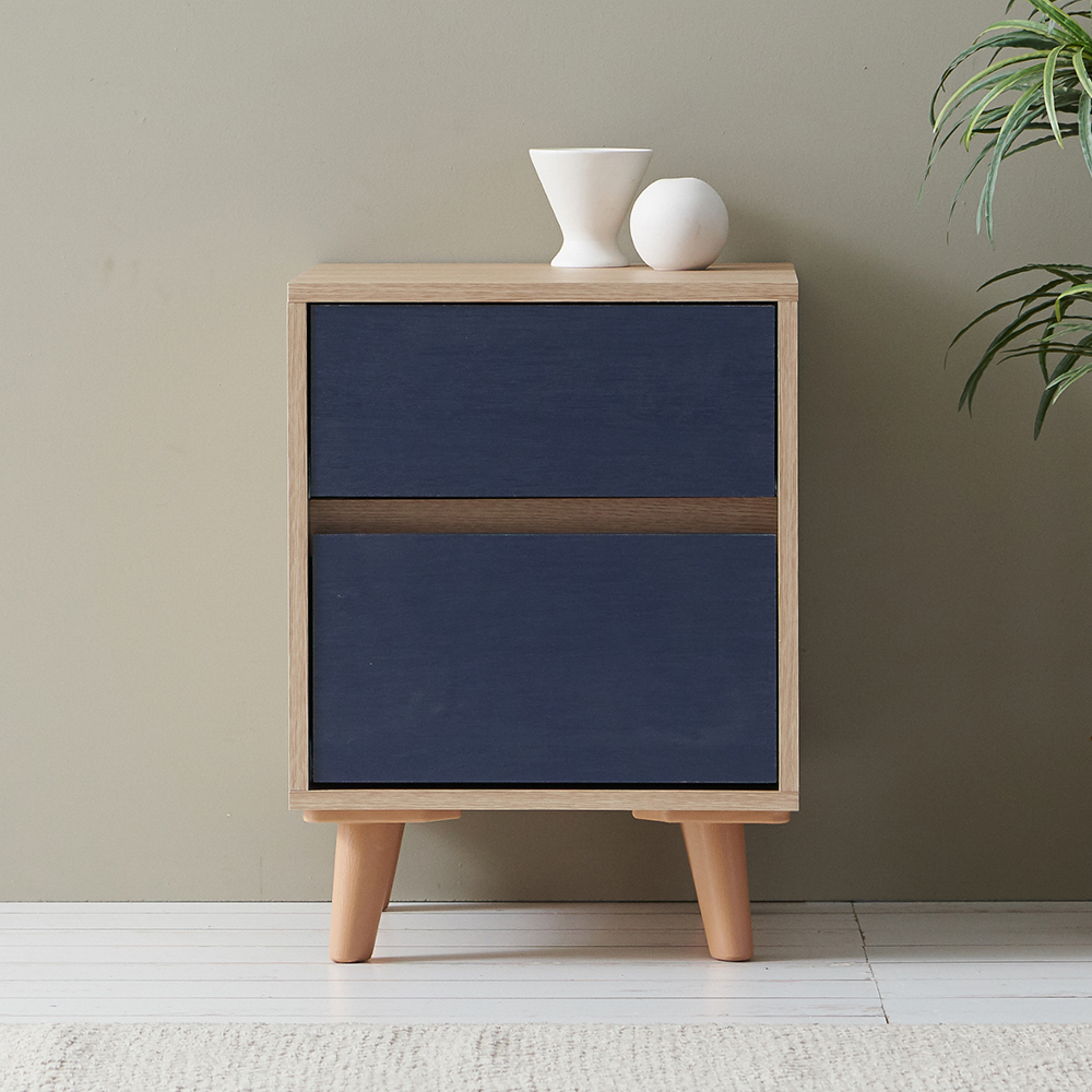 장인가구 헤렌 원룸 미니 TV 서랍 거실장 400 2서랍