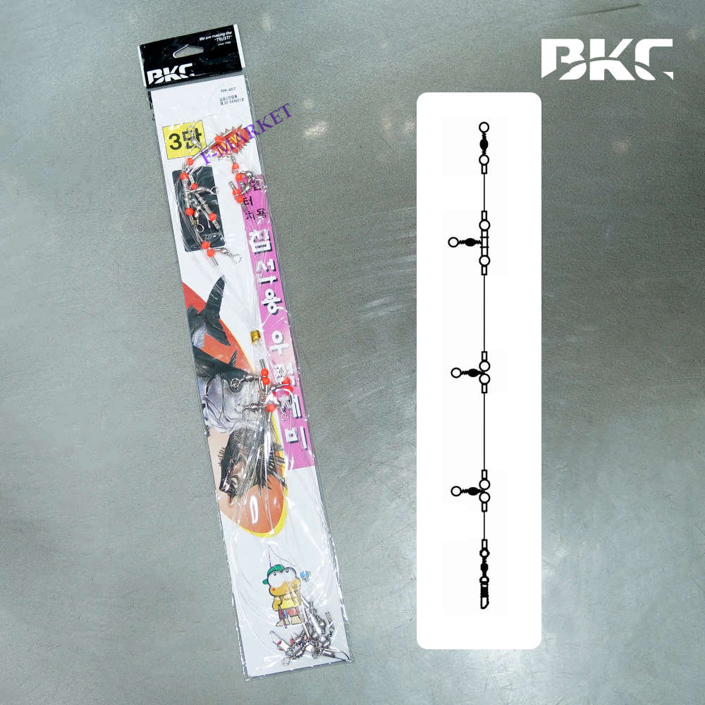 백경 원터치 3단 우럭채비 BK-407 - 상품 이미지