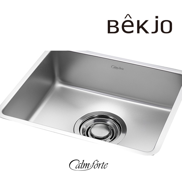 백조씽크 CalmForte 스텐 씽크볼 엠보코팅 1.2T 콰이어트 싱크볼 깜뽀르테 540 세트 - 상세 이미지 2