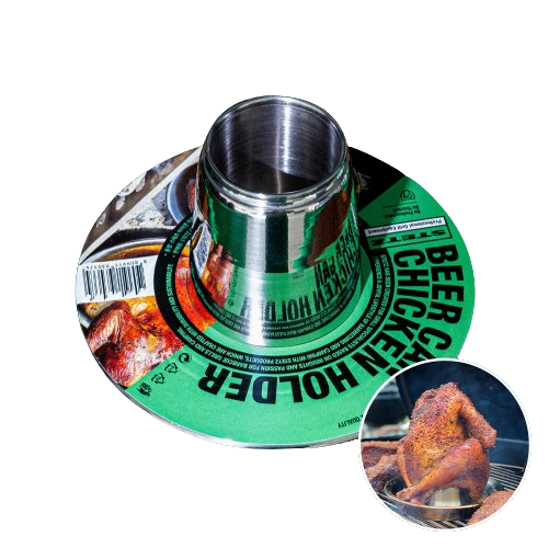 스테츠 비어캔 치킨 홀더 스테인레스 캠핑 바베큐 비어치킨