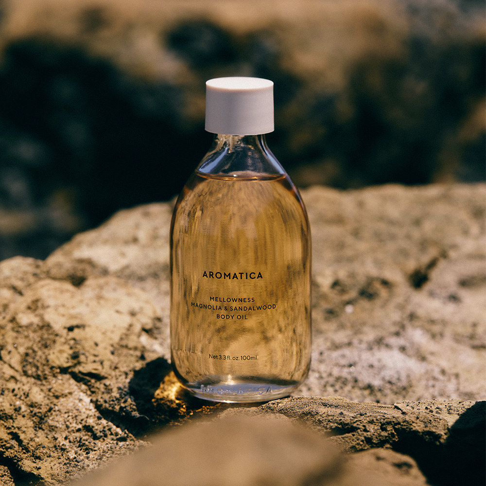 아로마티카 멜로우니스 바디오일 매그놀리아 & 샌달우드 100ML 바디케어 마사지오일
