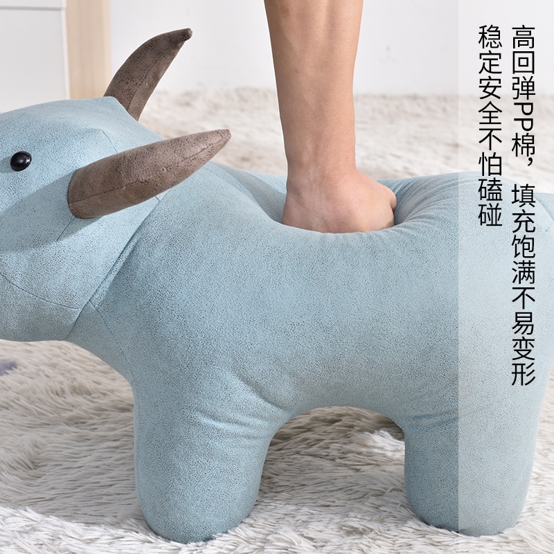 인형 발 받침대 의자 강아지 쇼파 스툴 원목 동물 거실 인테리어 신발장 대형 큰 - 상세 이미지 4