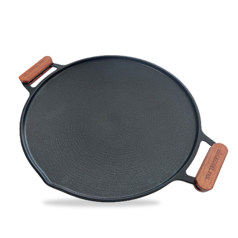 시샘 기름안튀는 캠핑 바베큐 삼겹살 솥뚜껑 고기 불판 통주물 인덕션 그리들팬 30