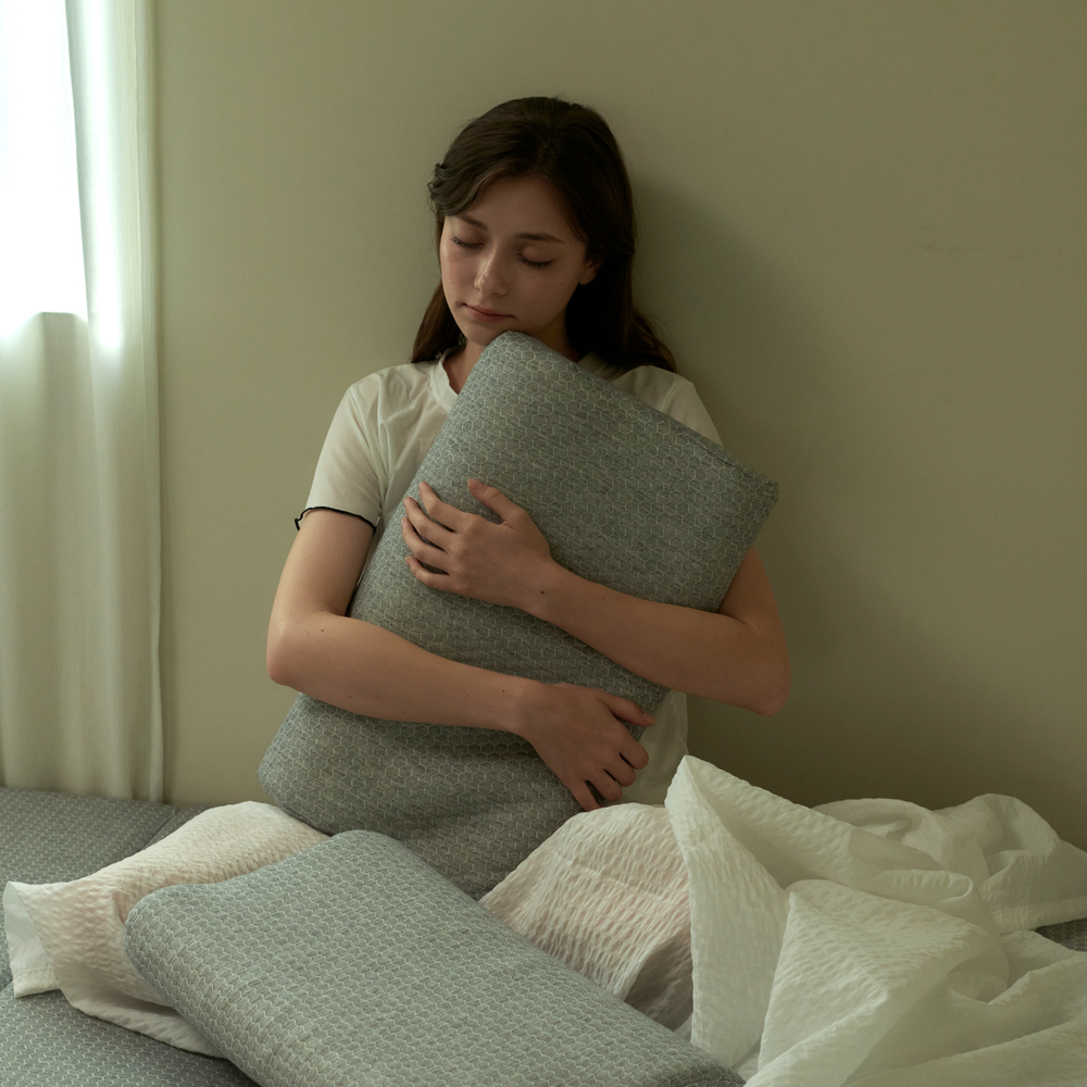 퓨어셀 빨아쓰는 고밀도 경추베개 목디스크 거북목 일자목 낮은 숙면 베개