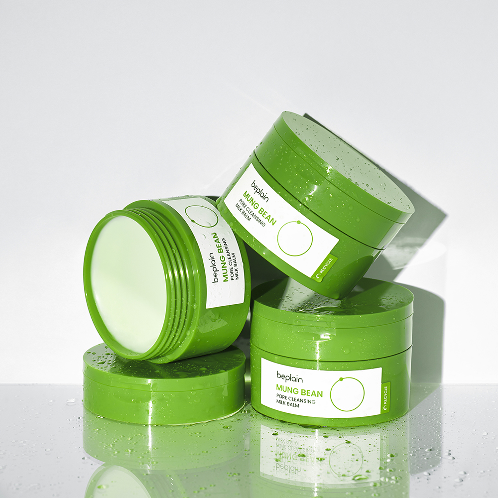 비플레인 녹두 모공 클렌징 밀크 밤 100ml, 1개