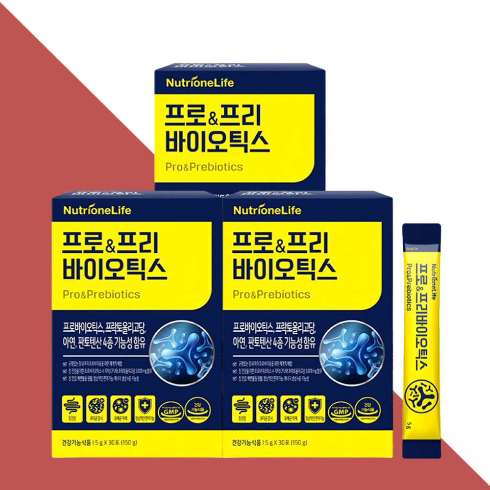 뉴트리원 프로 프리 바이오틱스 유산균 30포X3개 - 메인 이미지