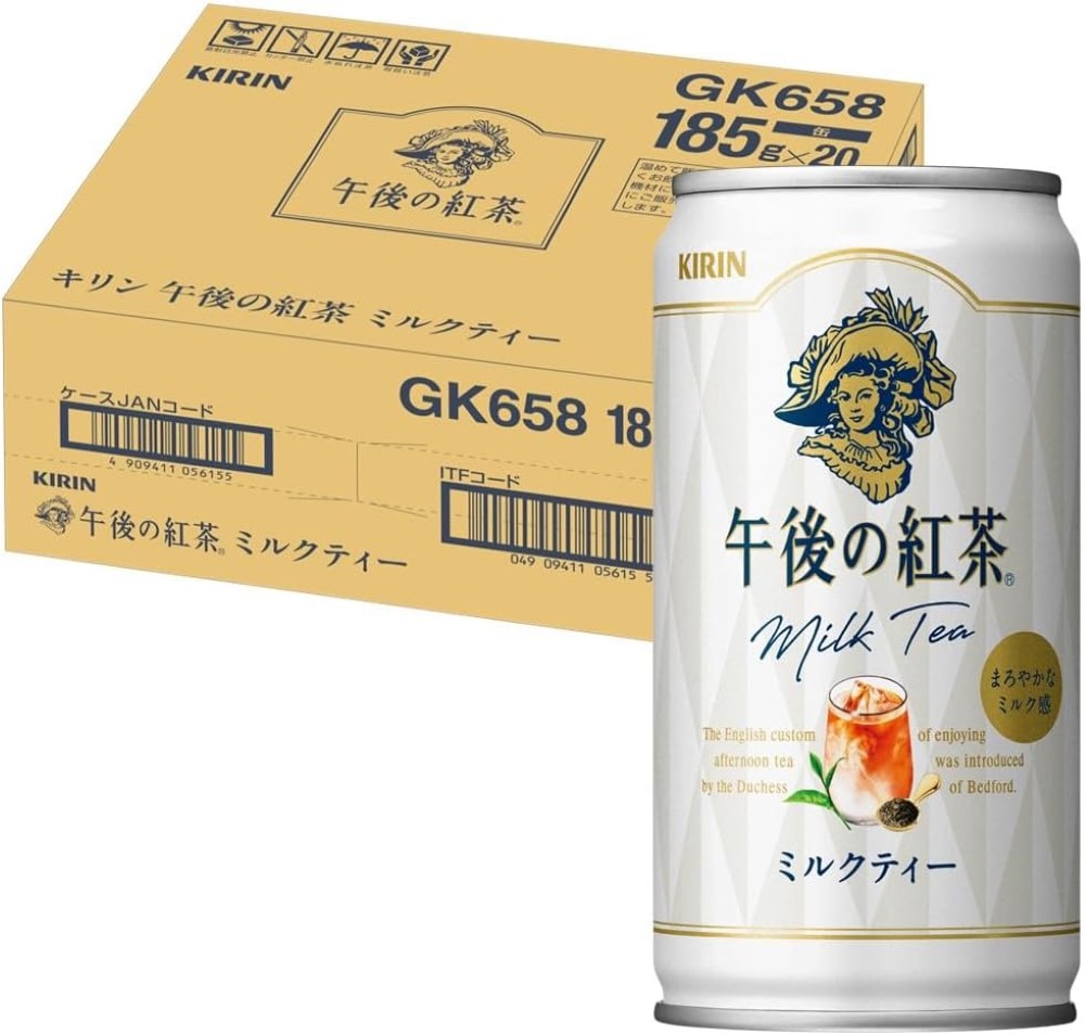 오후의 홍차 밀크티 캔 185g×20개