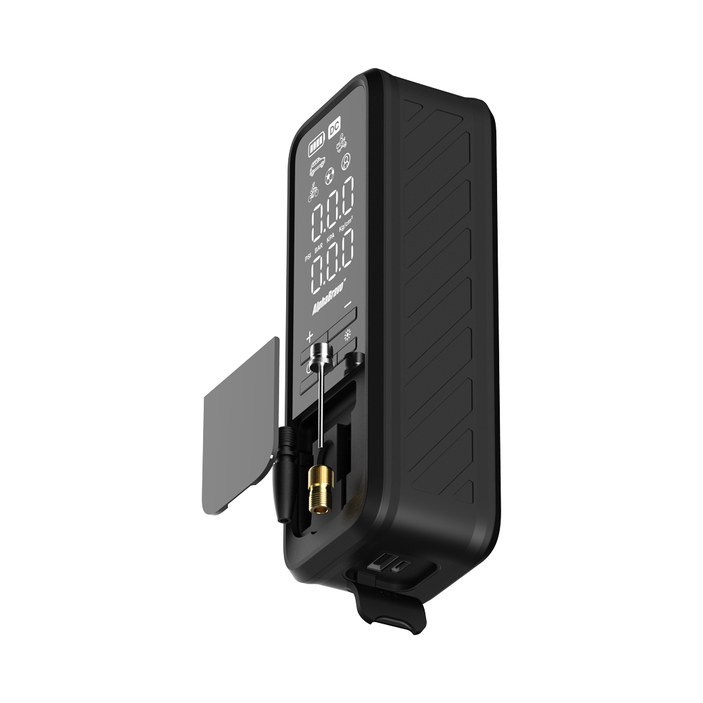 알파브라보 무선 타이어 공기압 주입기 160psi 2500mah X 3 - 상세 이미지 4