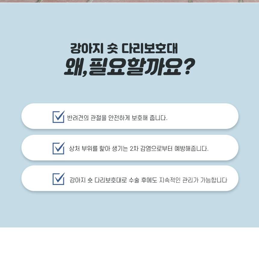 강아지 무릎보호대 슬개골 탈구 강아지 다리보호대 애견 - 상세 이미지 5