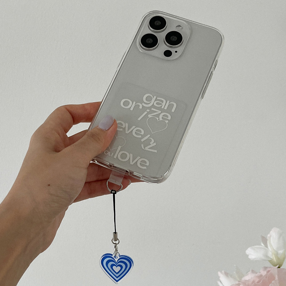 heart lollipop 줄 키링 고리 핸드폰 스트랩