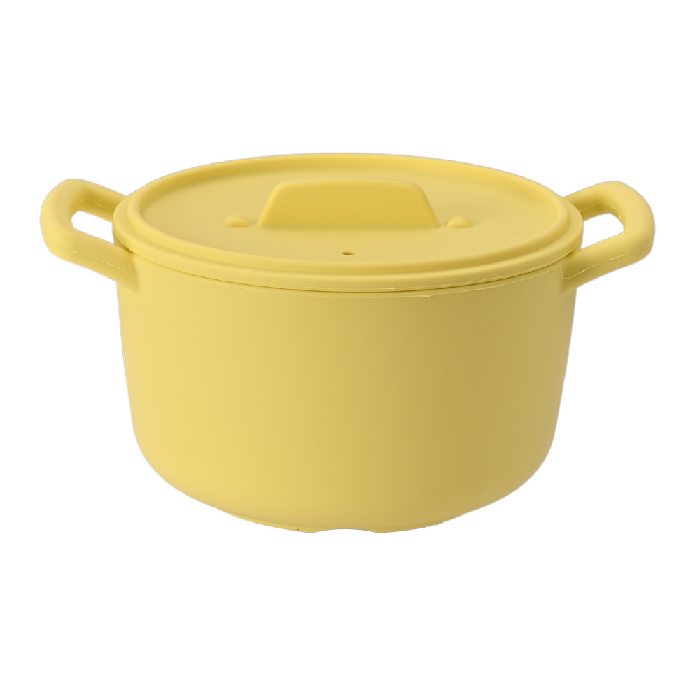 UH 실리콘 냄비 계란찜기 전자렌지 라면용기 다용도 찜기 1200ml - 상세 이미지 3